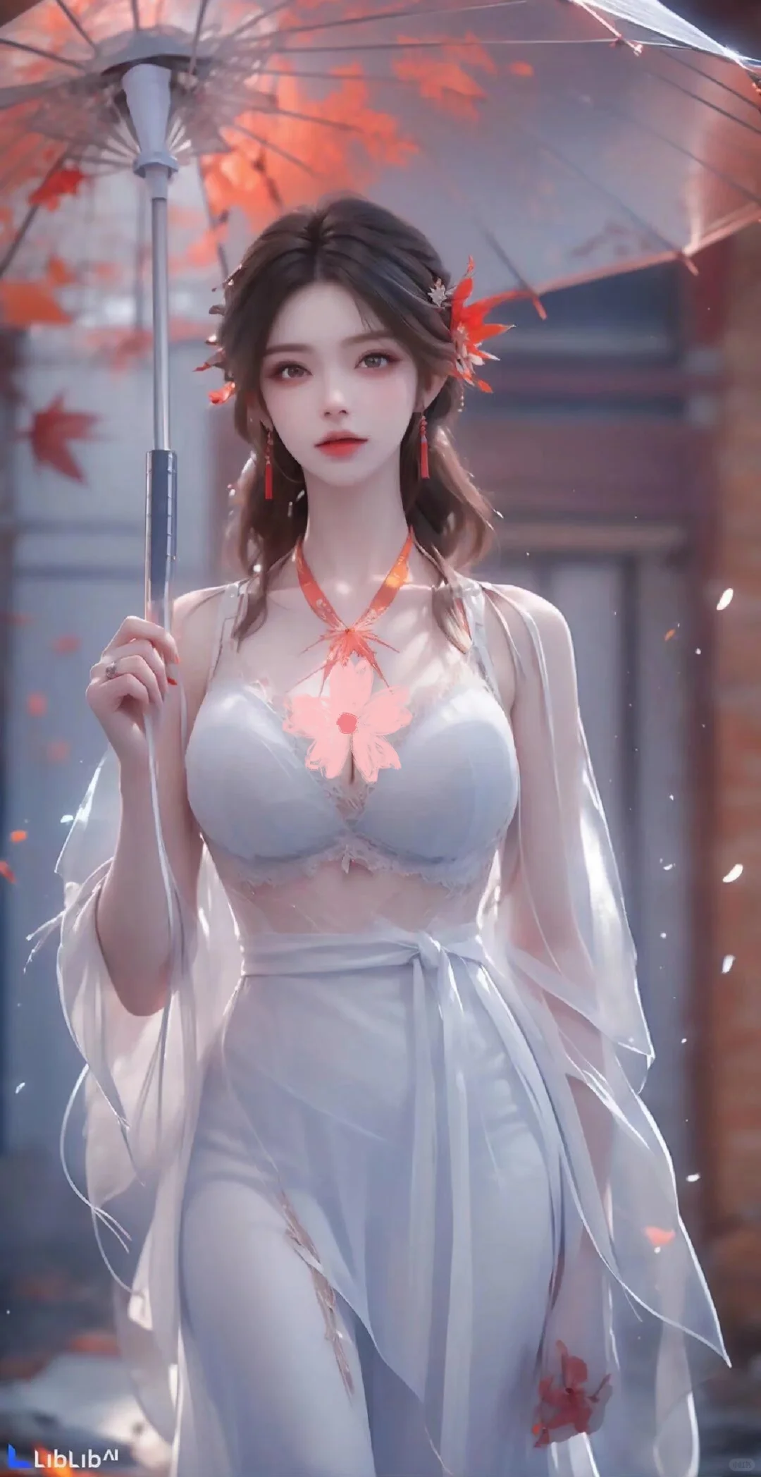 国漫女神，长腿间流转的风情，美的最高致敬