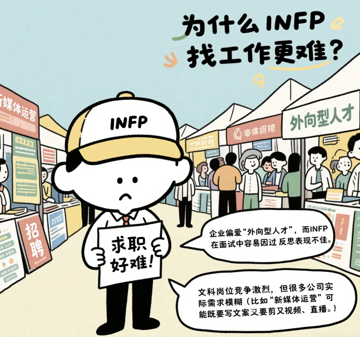 INFP如何靠信息差找到双休不内耗的工作?