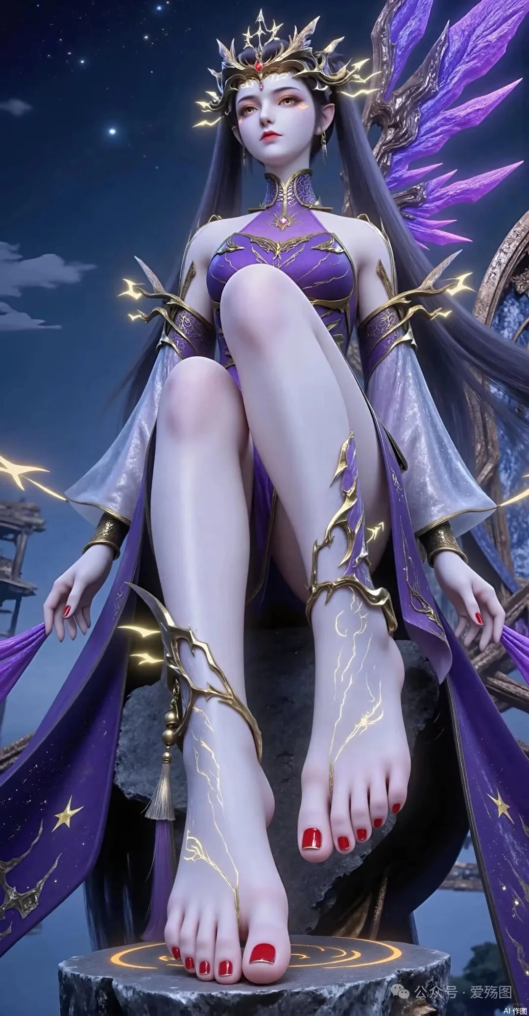 国漫女神，长腿间流转的风情，美的最高致敬