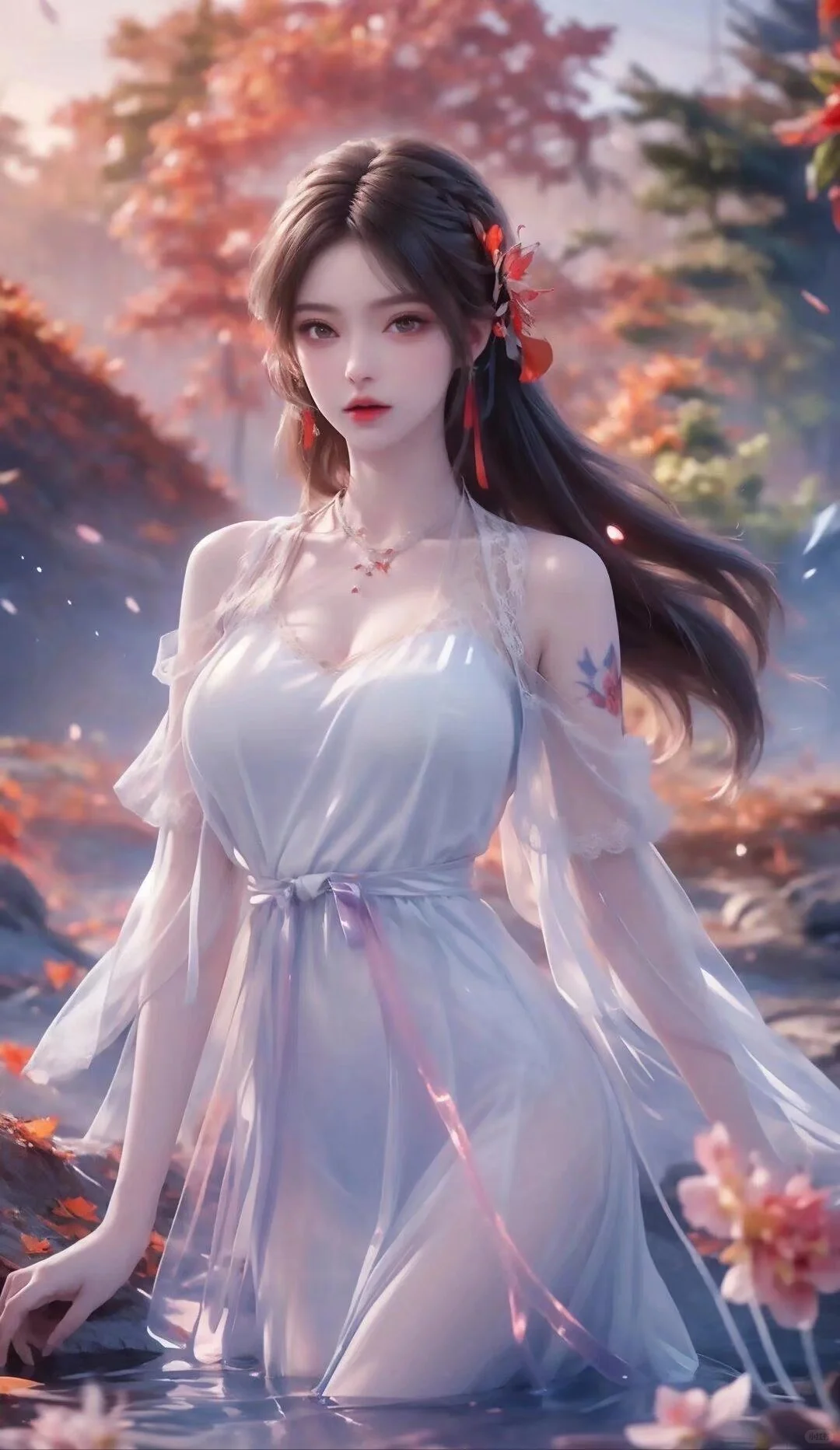 国漫女神，长腿间流转的风情，美的最高致敬