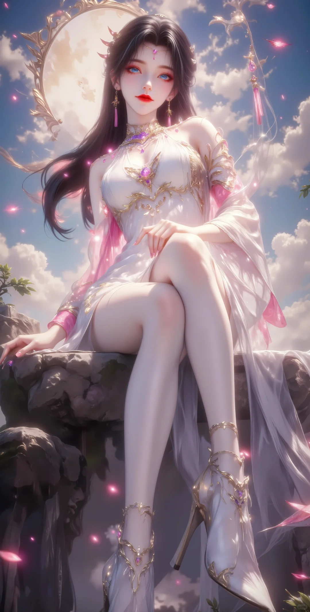 国漫女神，长腿间流转的风情，美的最高致敬