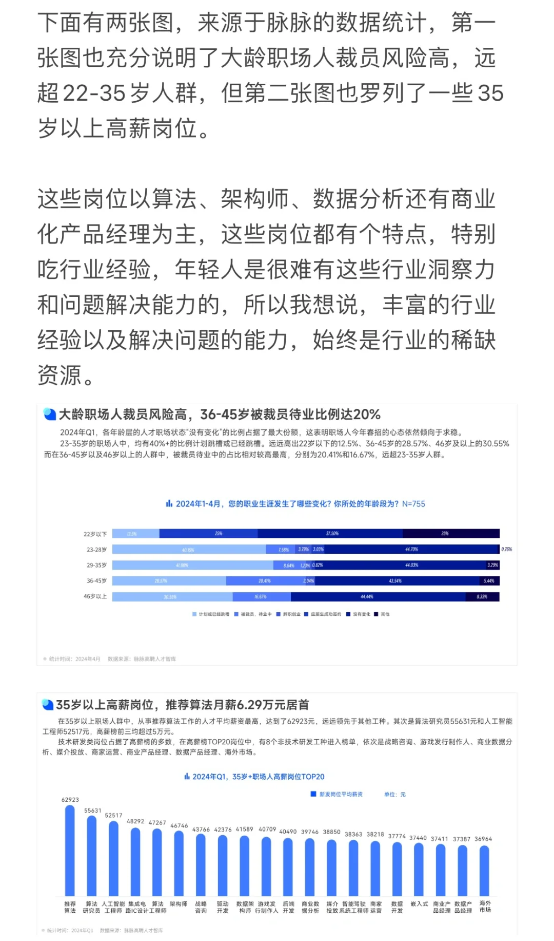 35岁不是终点:看看35岁以上的高薪岗位