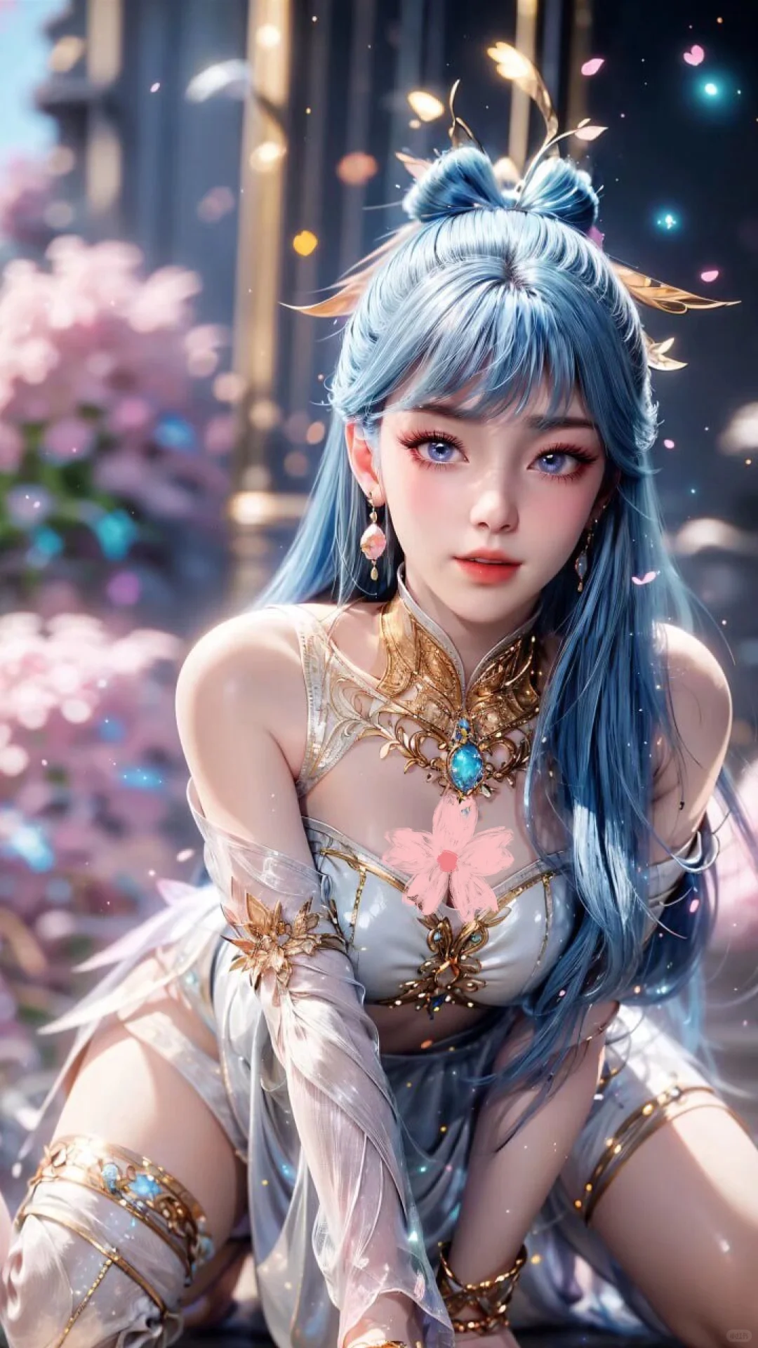 国漫女神，长腿间流转的风情，美的最高致敬