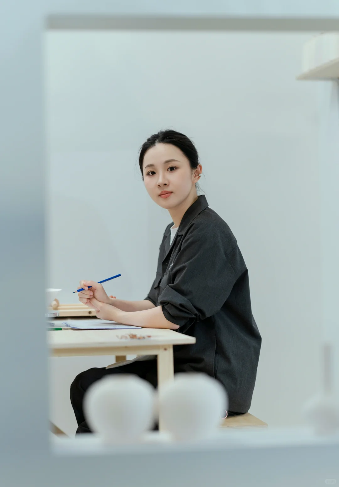 PE展会： 适马展台的模特好美呀