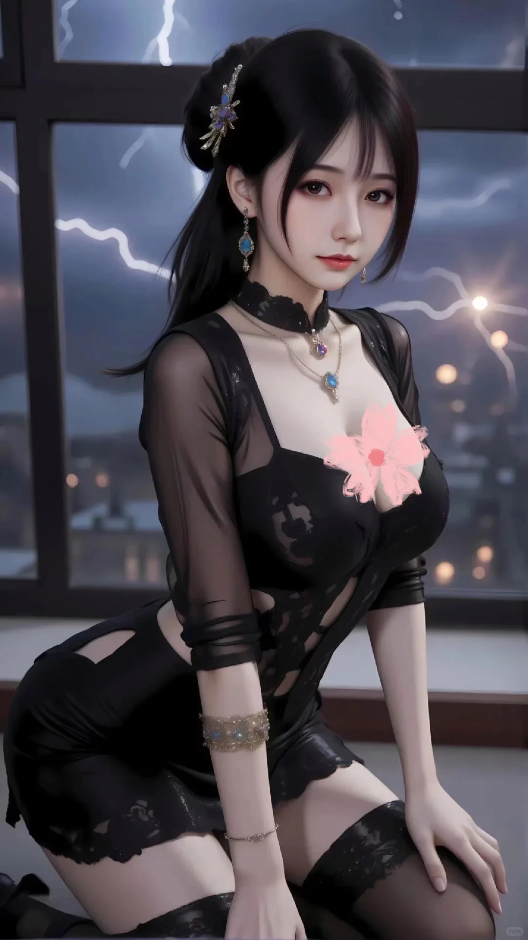 国漫女神，长腿间流转的风情，美的最高致敬