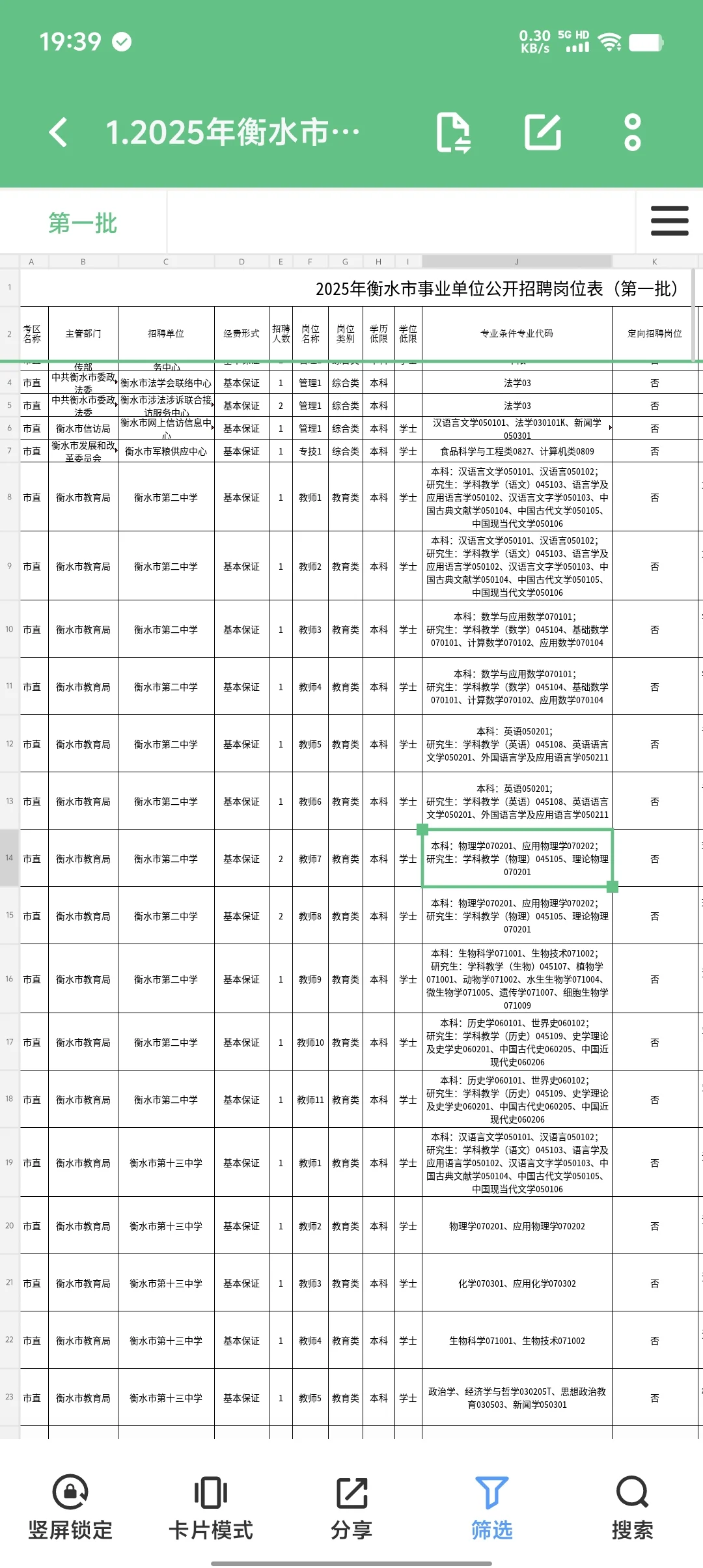 衡水事业单位招的真不少[蹲后续H]