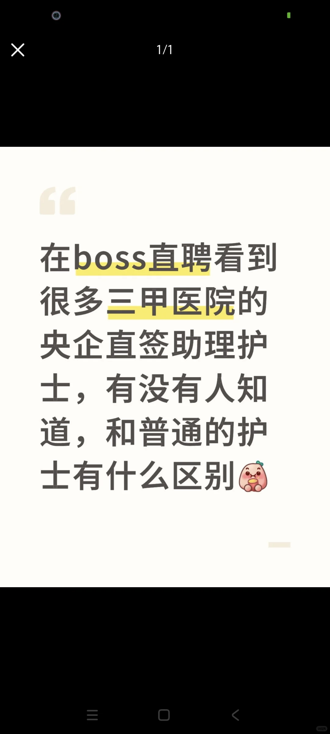 BOSS直聘公立医院直签护士