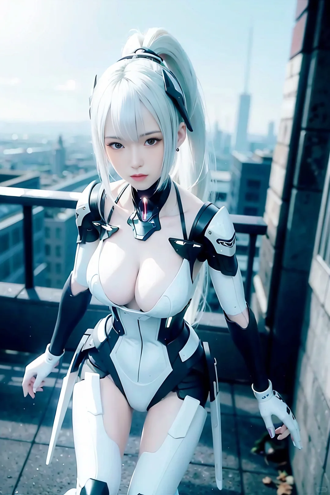 Ai绘画｜未来机能风少女