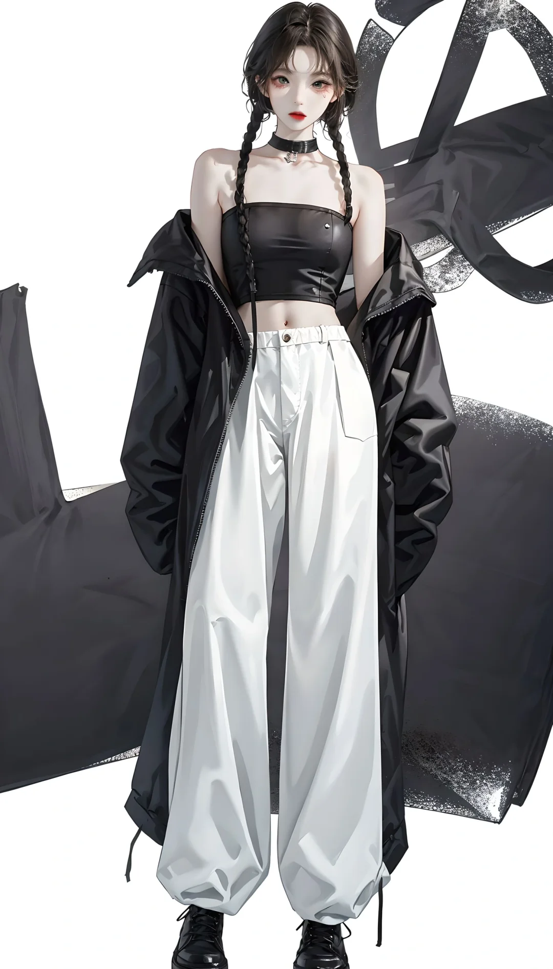 AI时尚女生穿搭