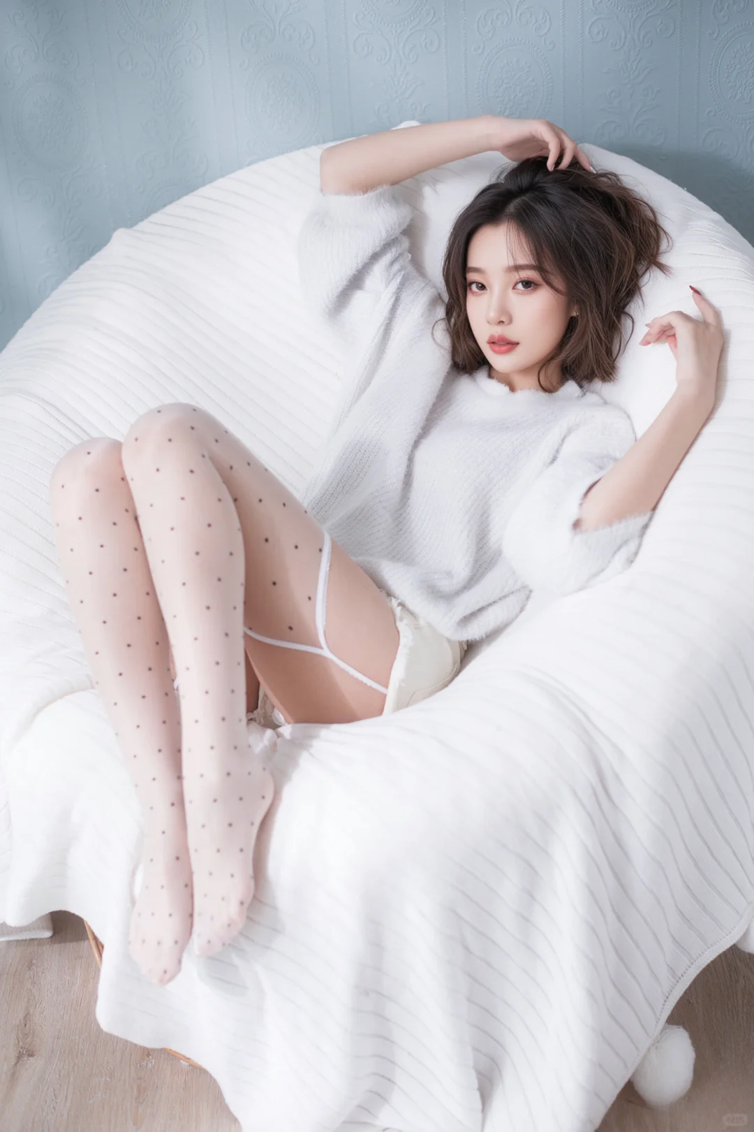 女团感的白色氛围写真?