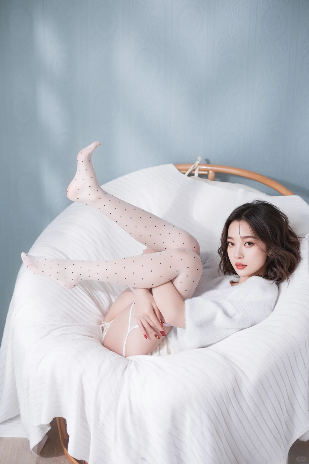 女团感的白色氛围写真?