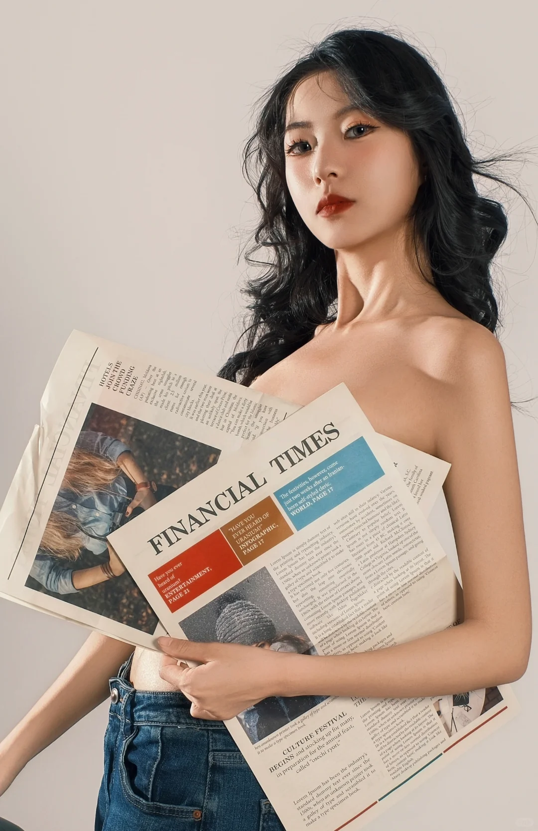 西安约拍｜一张报纸拍出大片?！