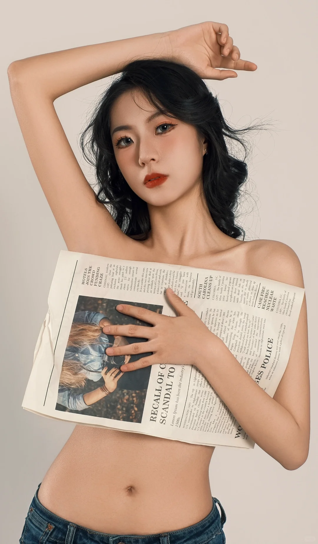 西安约拍｜一张报纸拍出大片?！