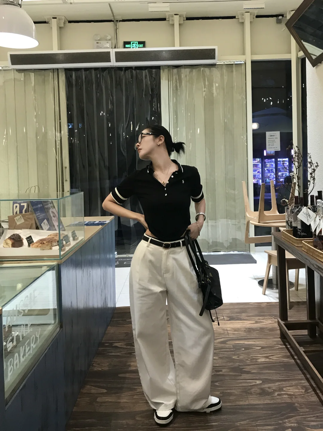 模特下班日常，今天梳个大光明