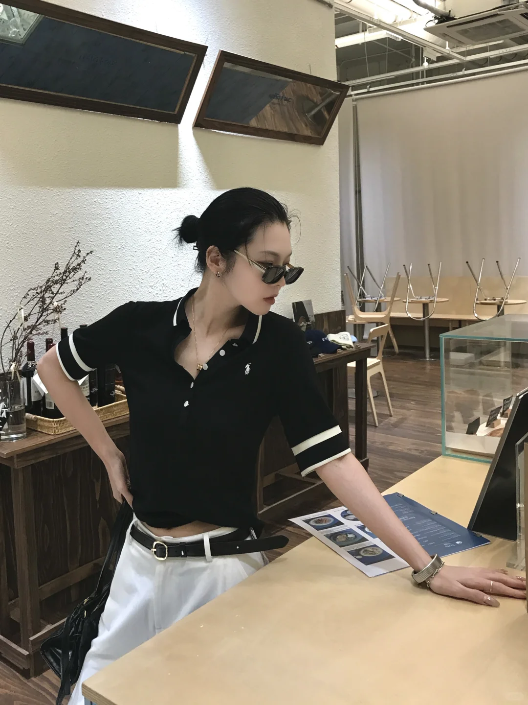 模特下班日常，今天梳个大光明