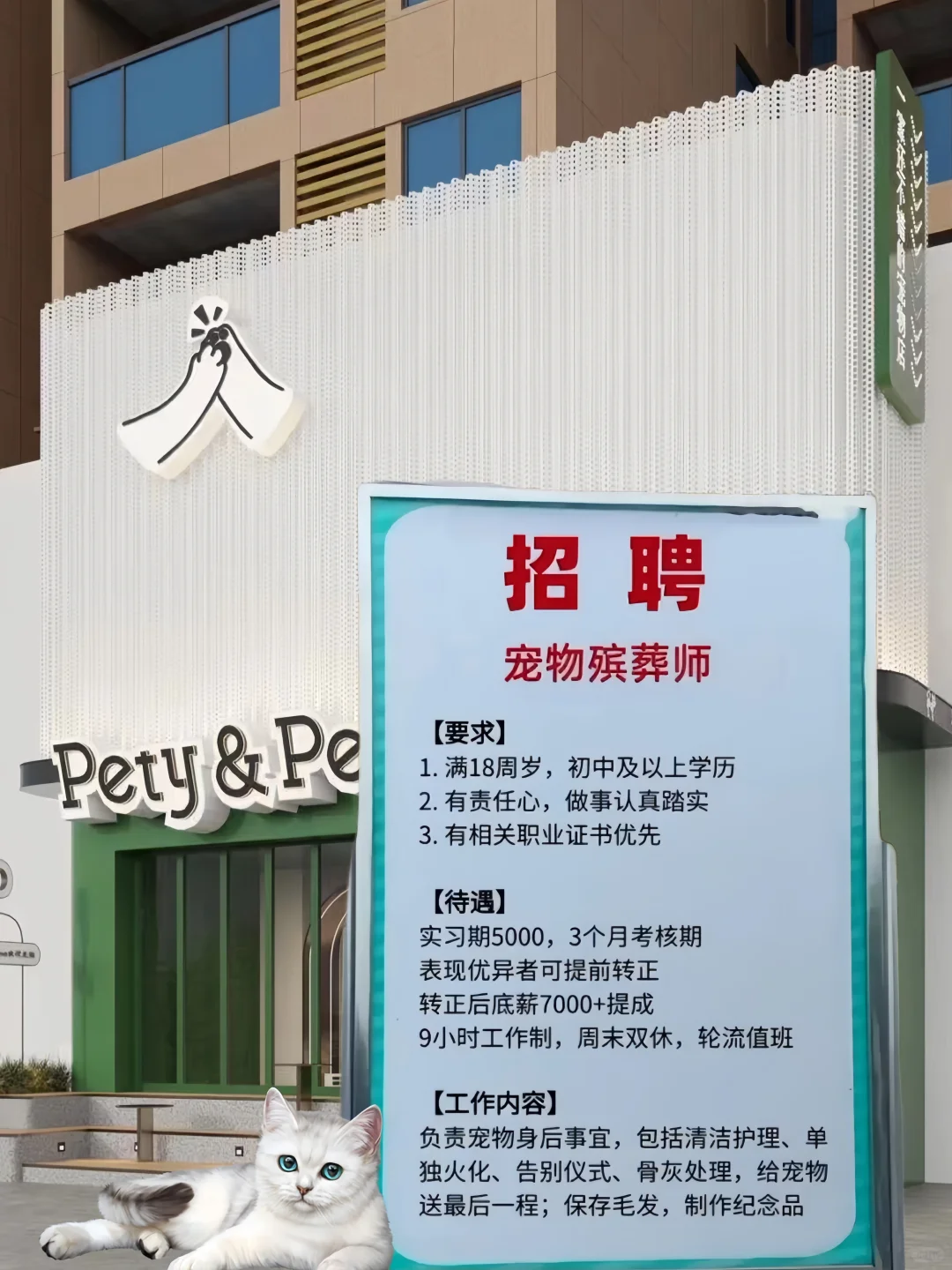 冷门高薪?宠物殡葬师:月薪9k+双休❗❗