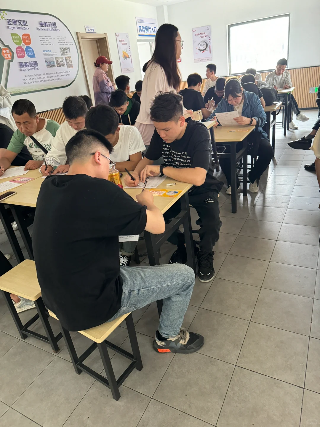 松下电化面试现场
