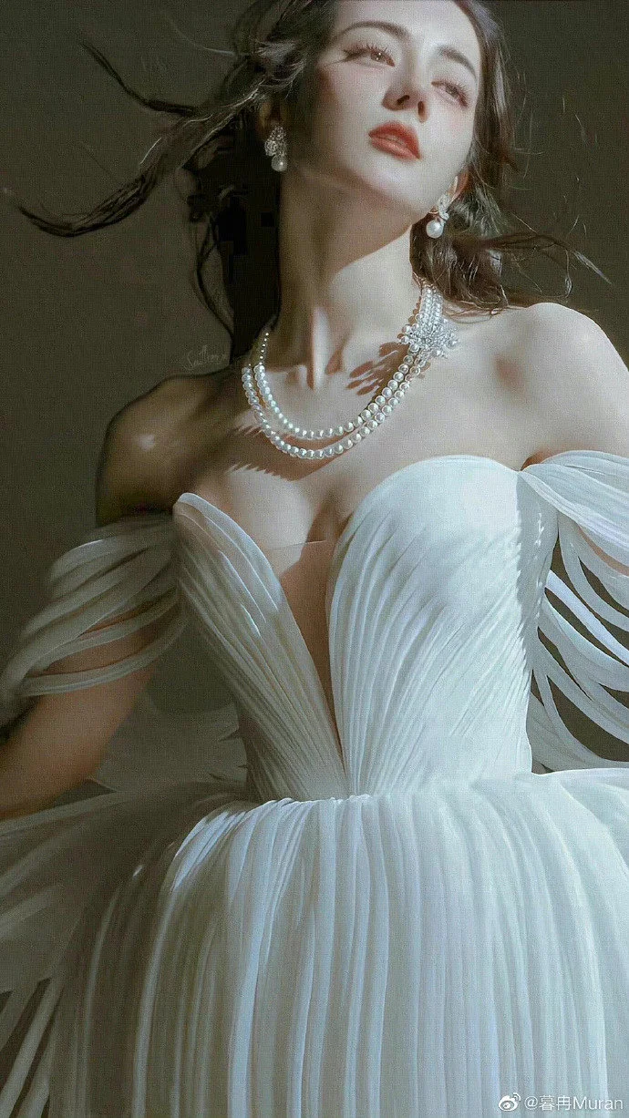 迪丽热巴 这组有点古希腊女神的感觉