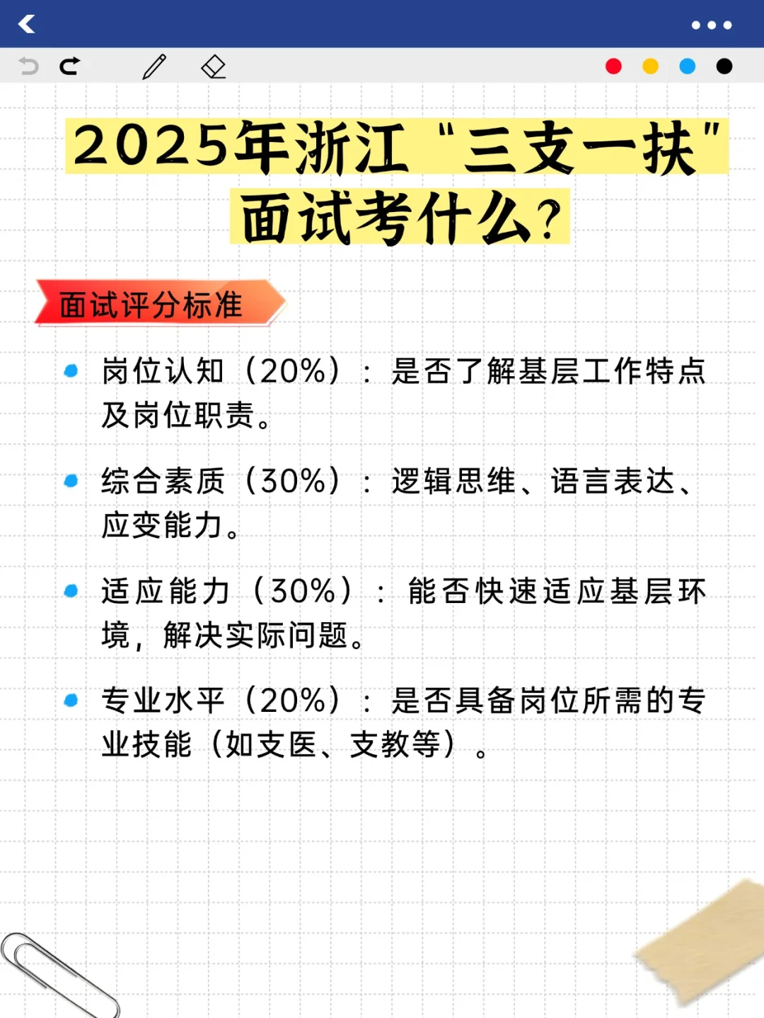浙江三支一扶结构化面试总结❗真题+解析