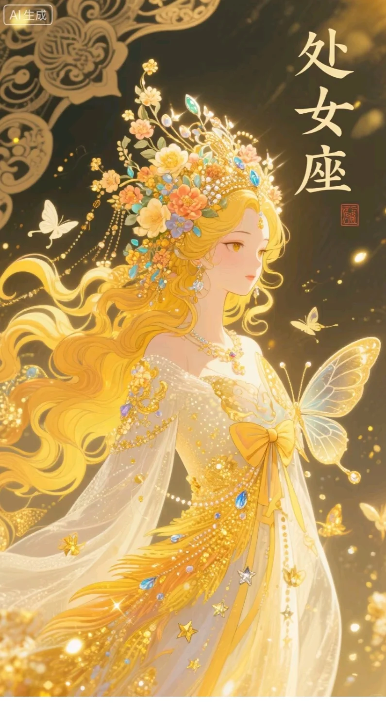 12星座古风女神。