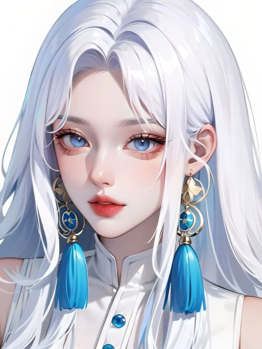 白发清冷美女，vlo.2