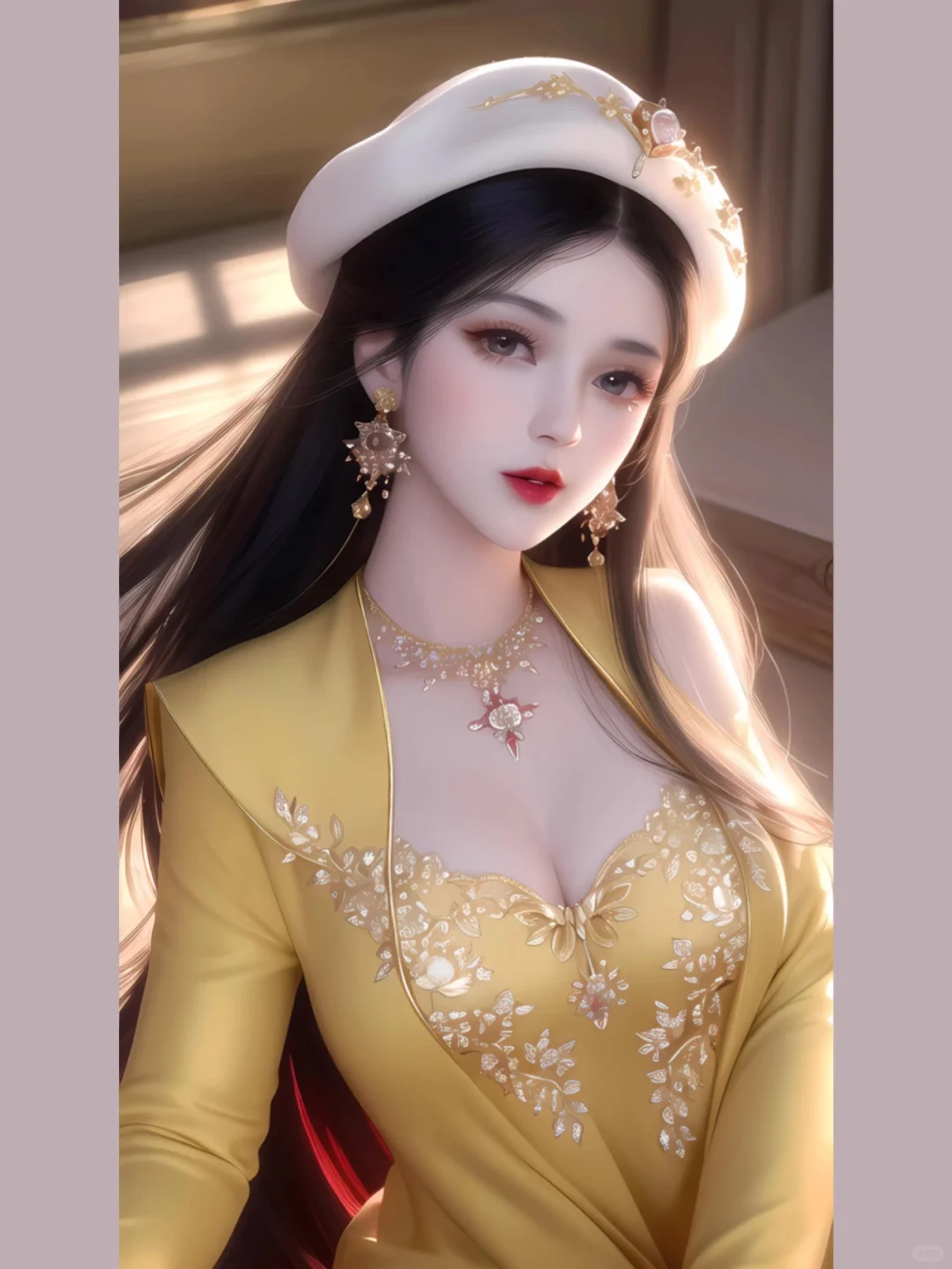 AI绘画，小姐姐现代风的穿搭，你们怎么看？
