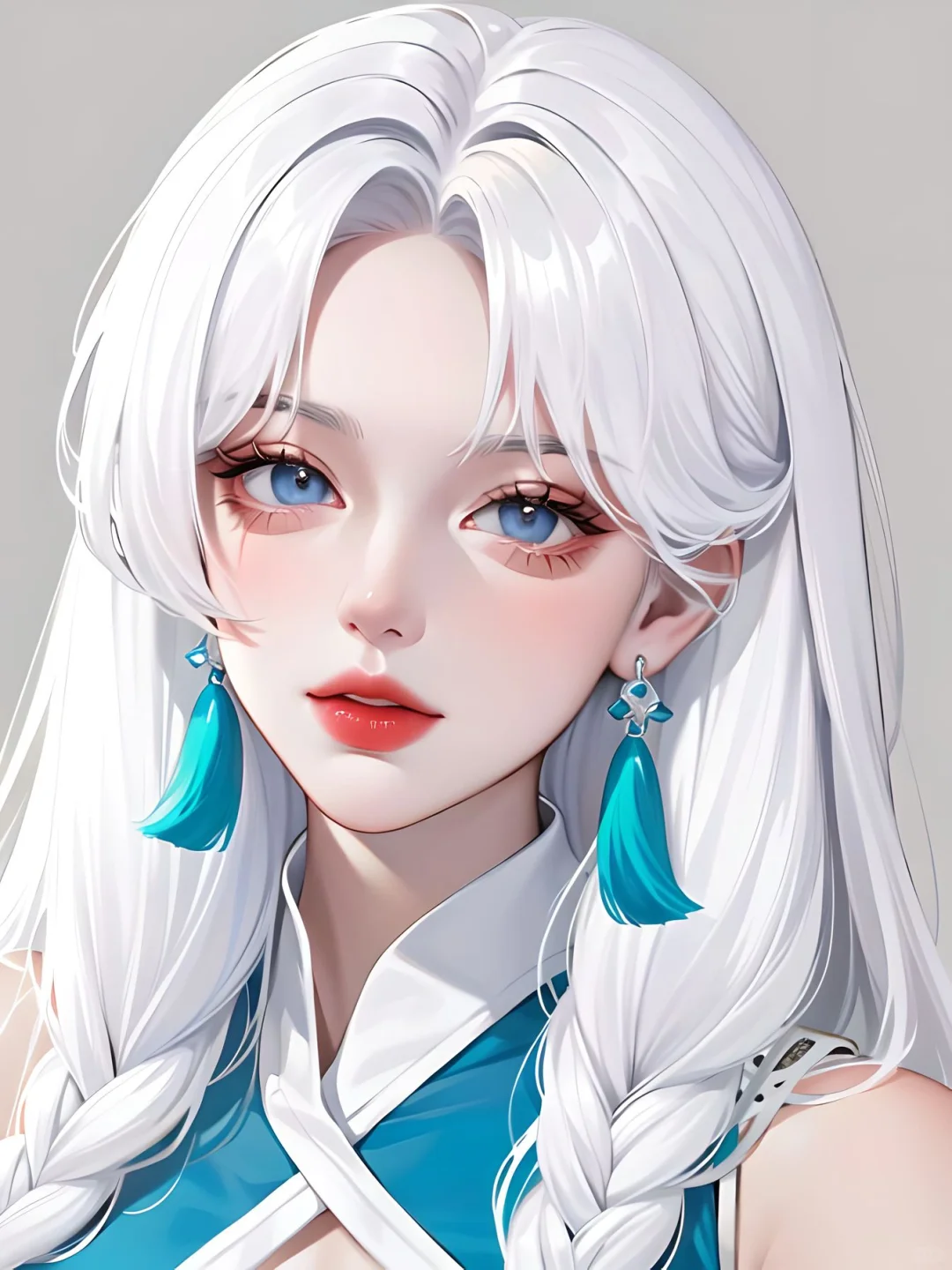 白发清冷美女，vlo.2