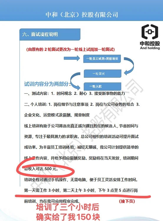 找工作可千万当心啊！