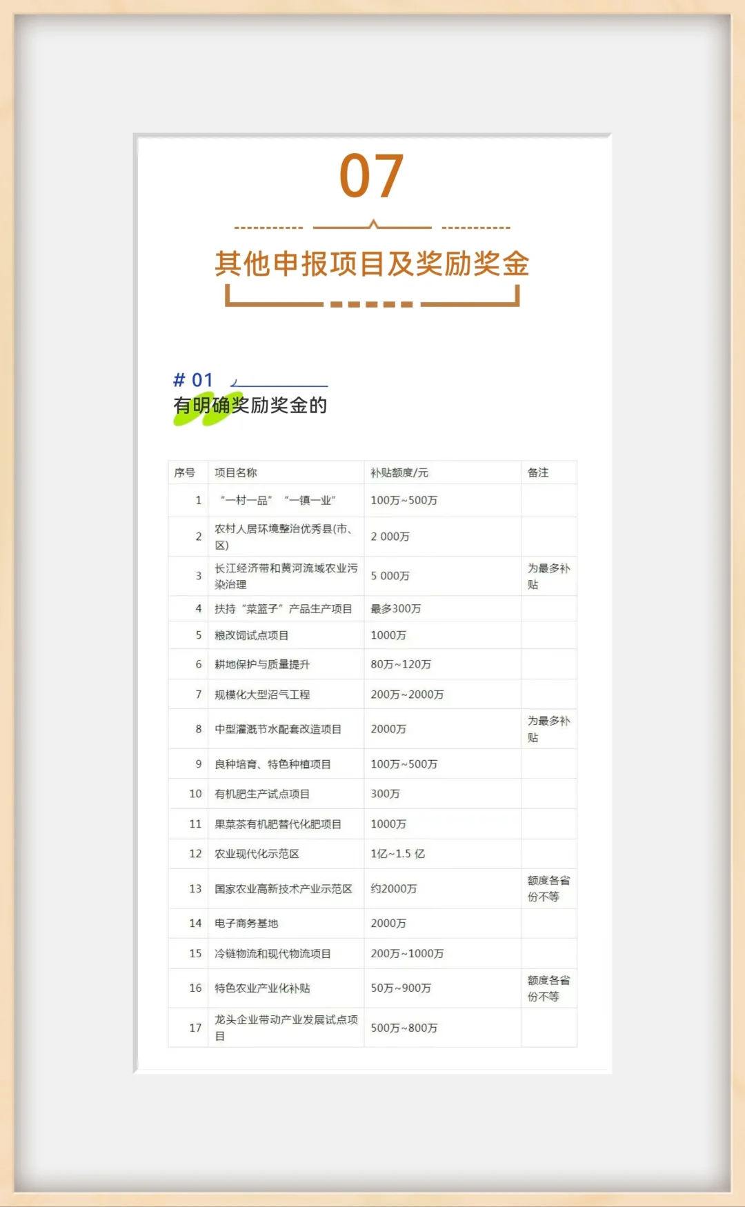 ? 2025乡村振兴必看!超全补贴项目汇总