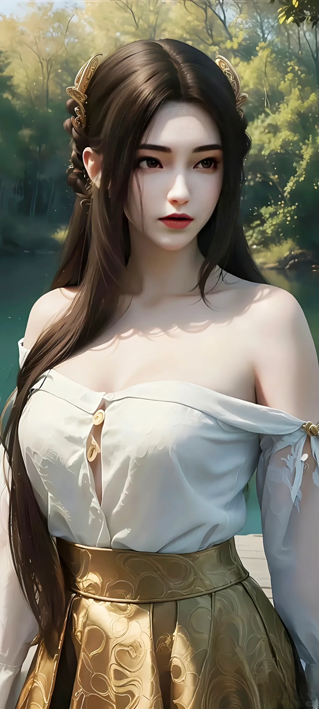 完美女神，全屏壁纸
