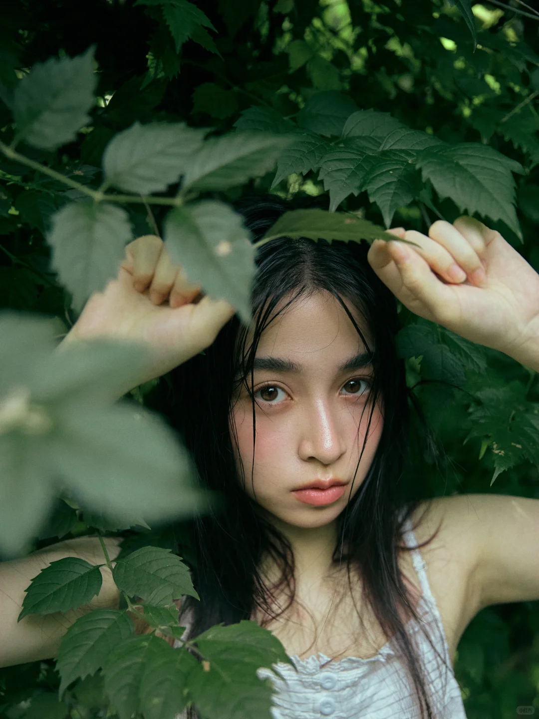 我拍的森林系女孩，太喜欢了！?