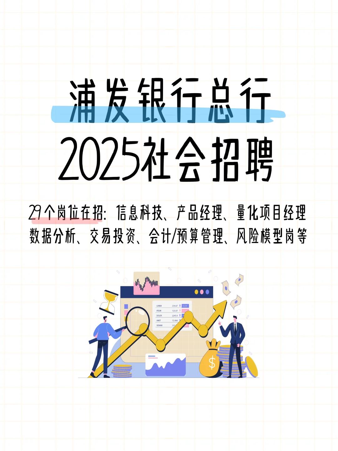 浦发银行总行2025社会招聘