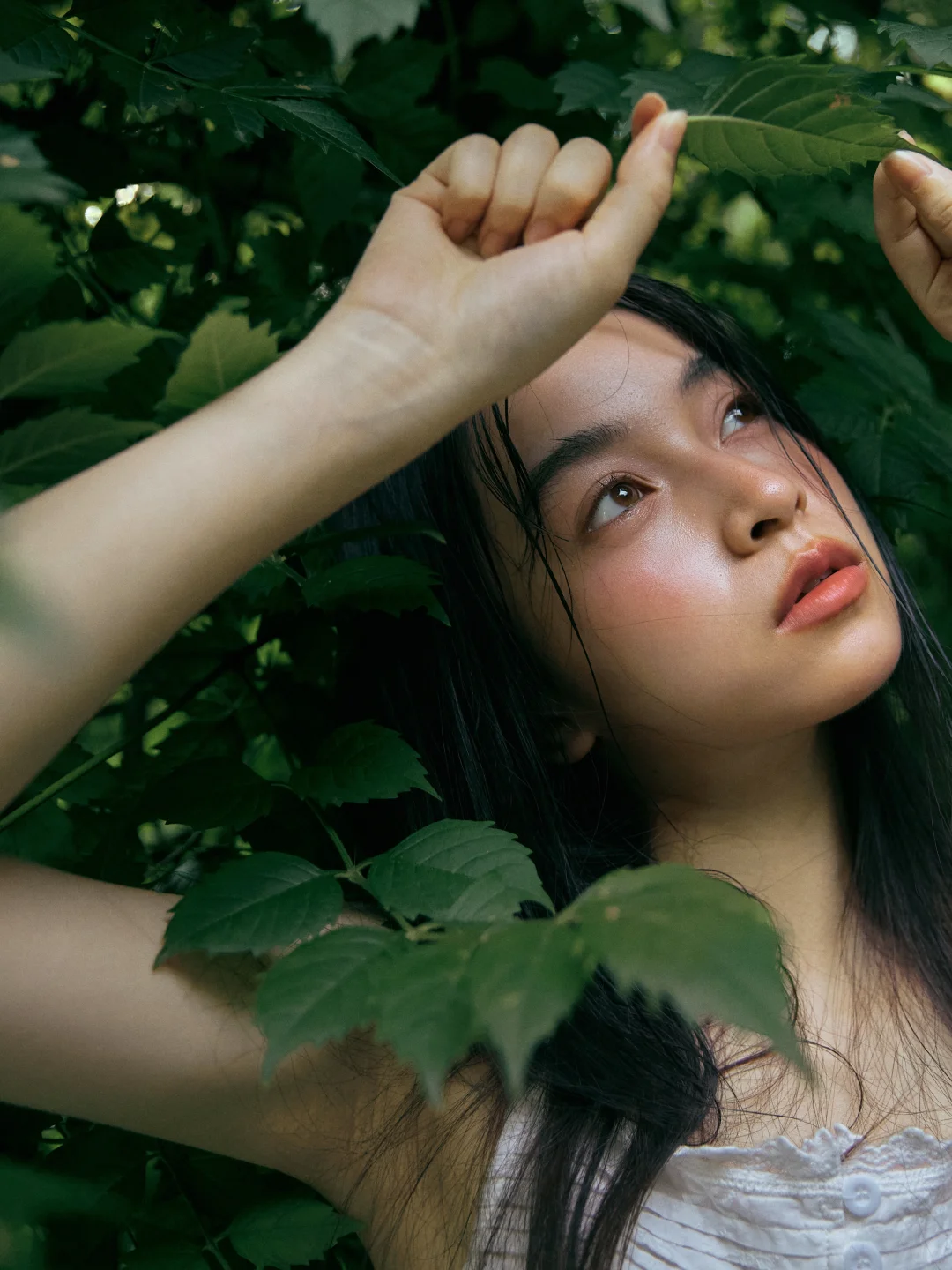 我拍的森林系女孩，太喜欢了！?