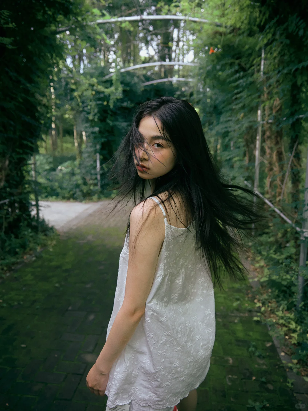 我拍的森林系女孩，太喜欢了！?