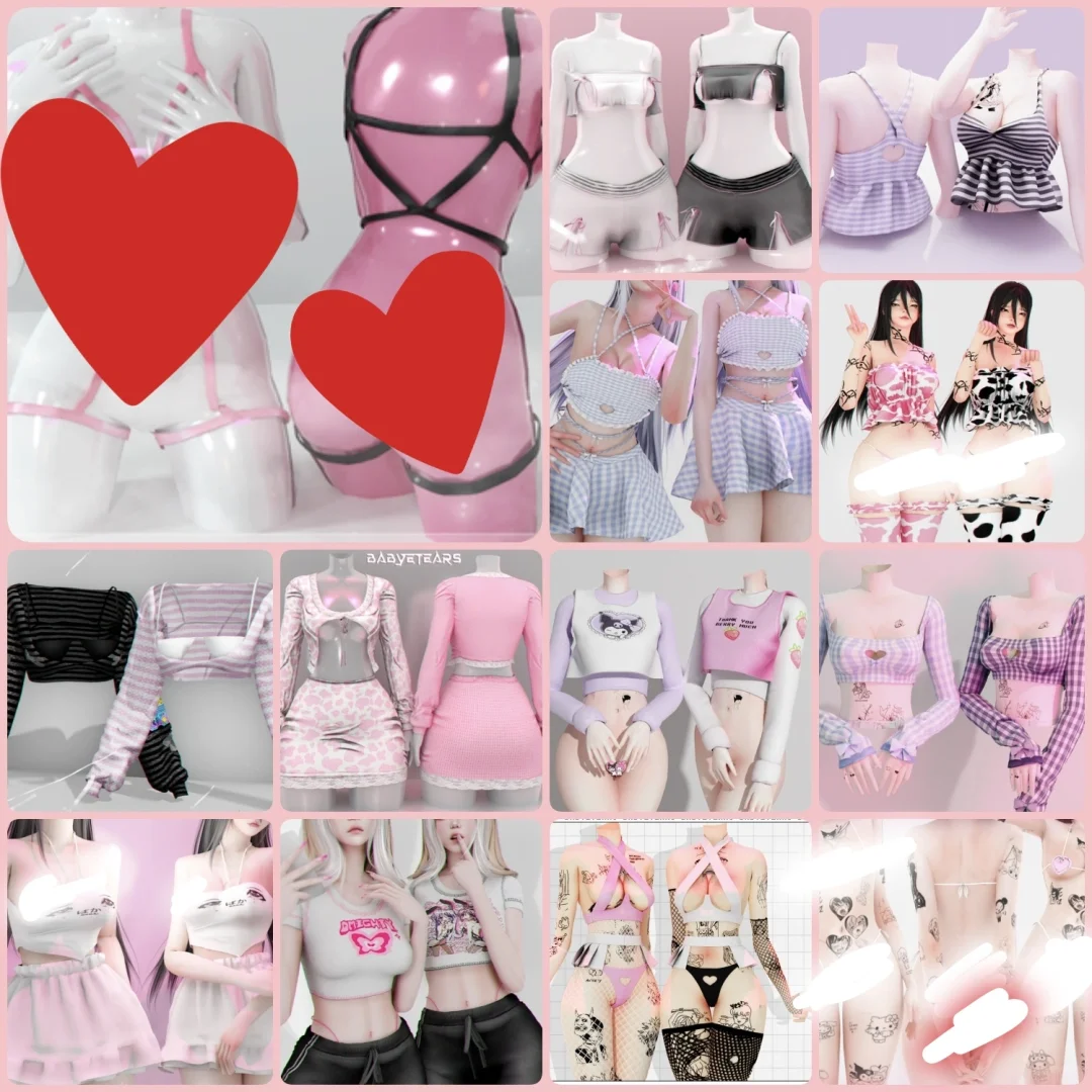模拟人生4｜纯欲风辣妹服装第一弹