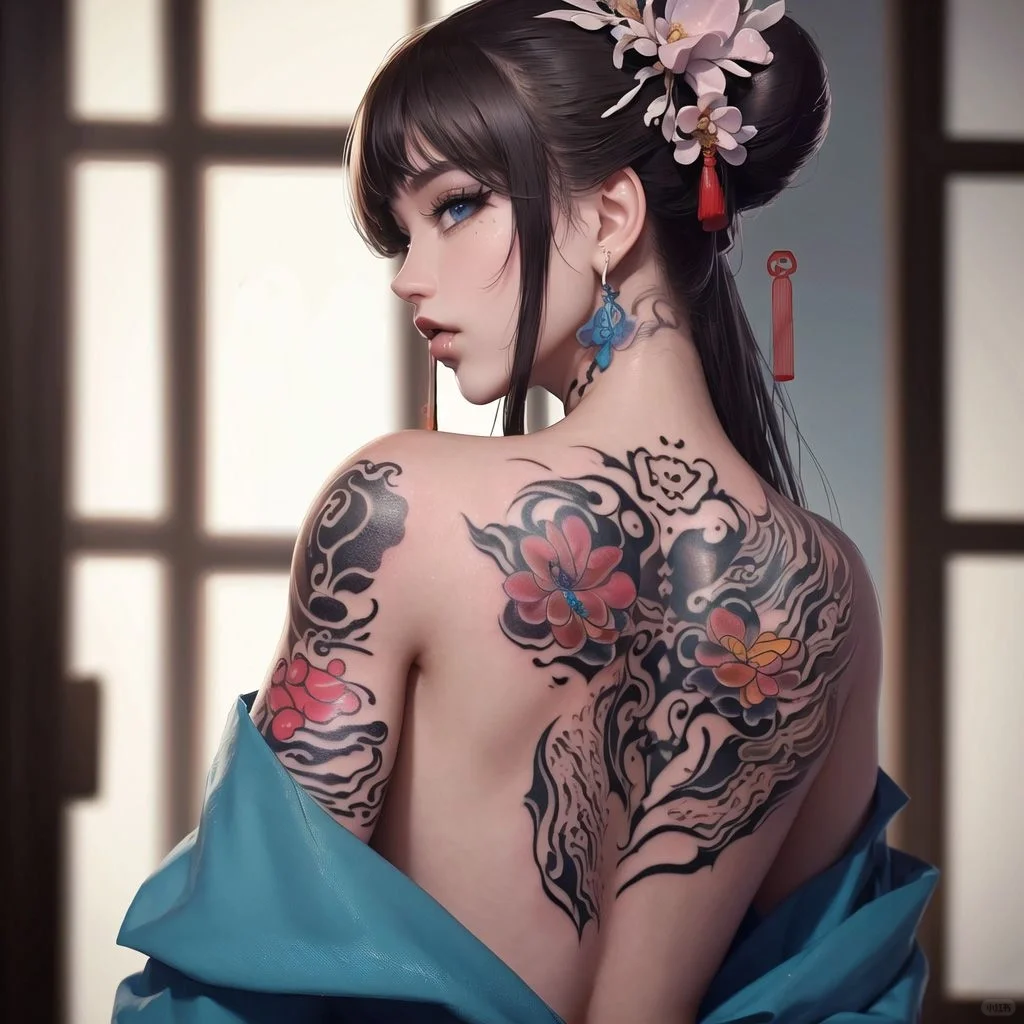 ai咯，主题：回眸的少女