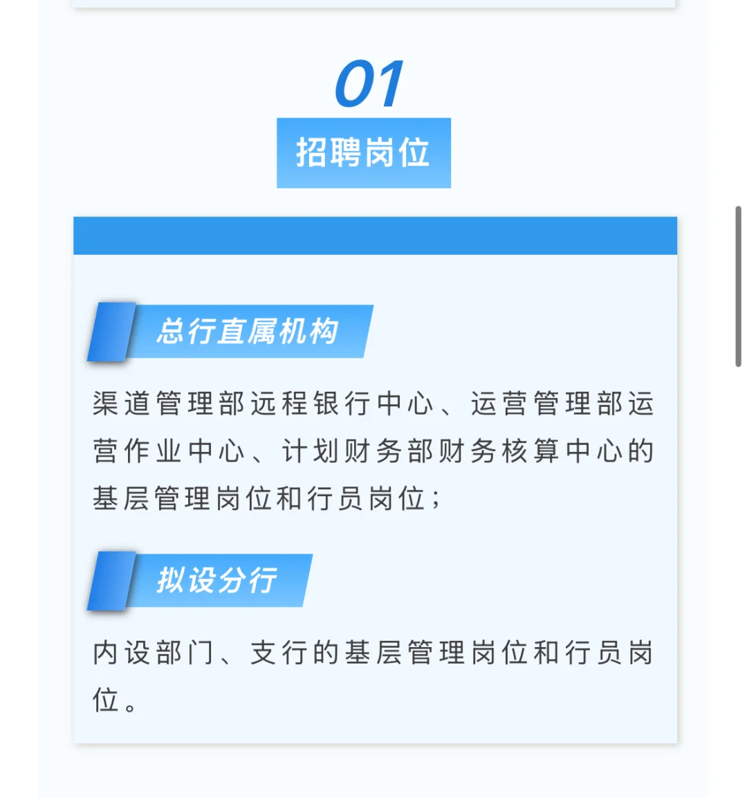 四川银行总行及拟设分行最新招聘7.11