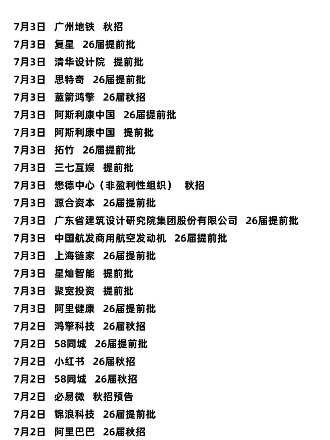 都是7月新开的秋招?