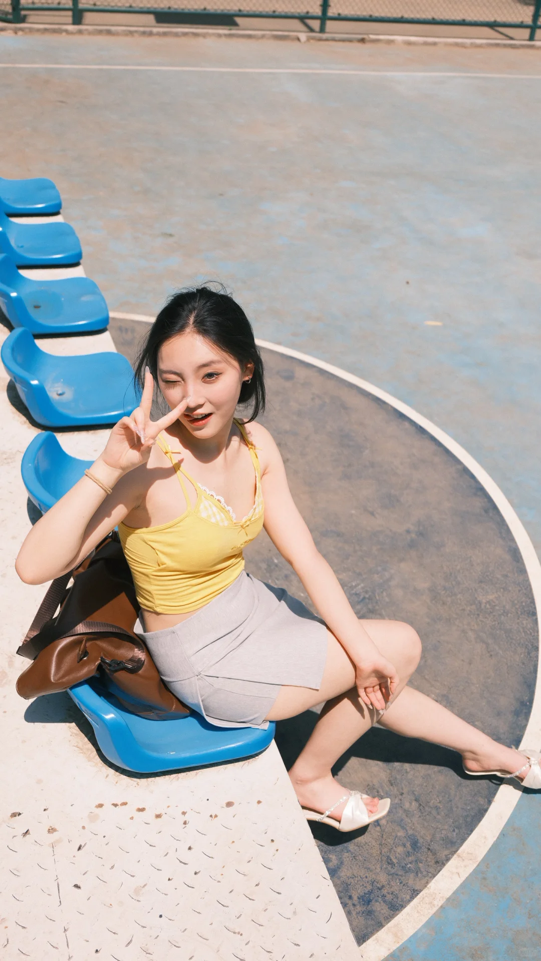 元气满满的拍照姿势