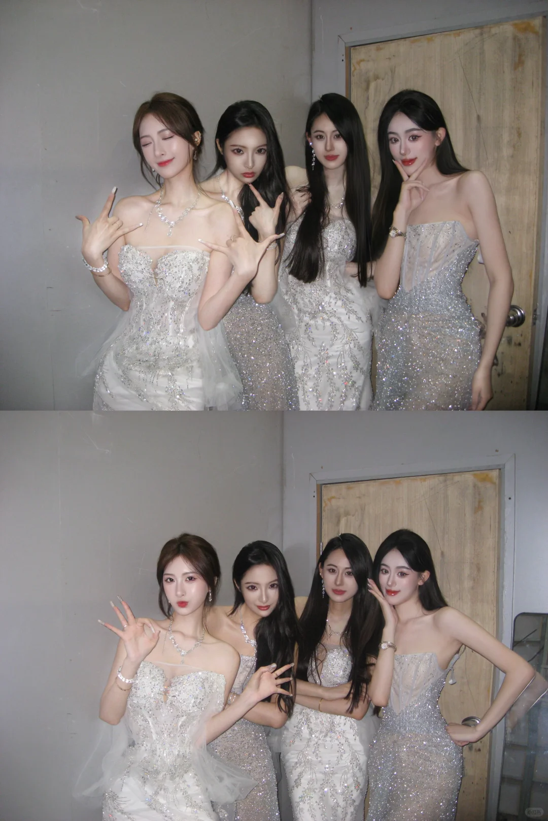 星途展台的美女模特们