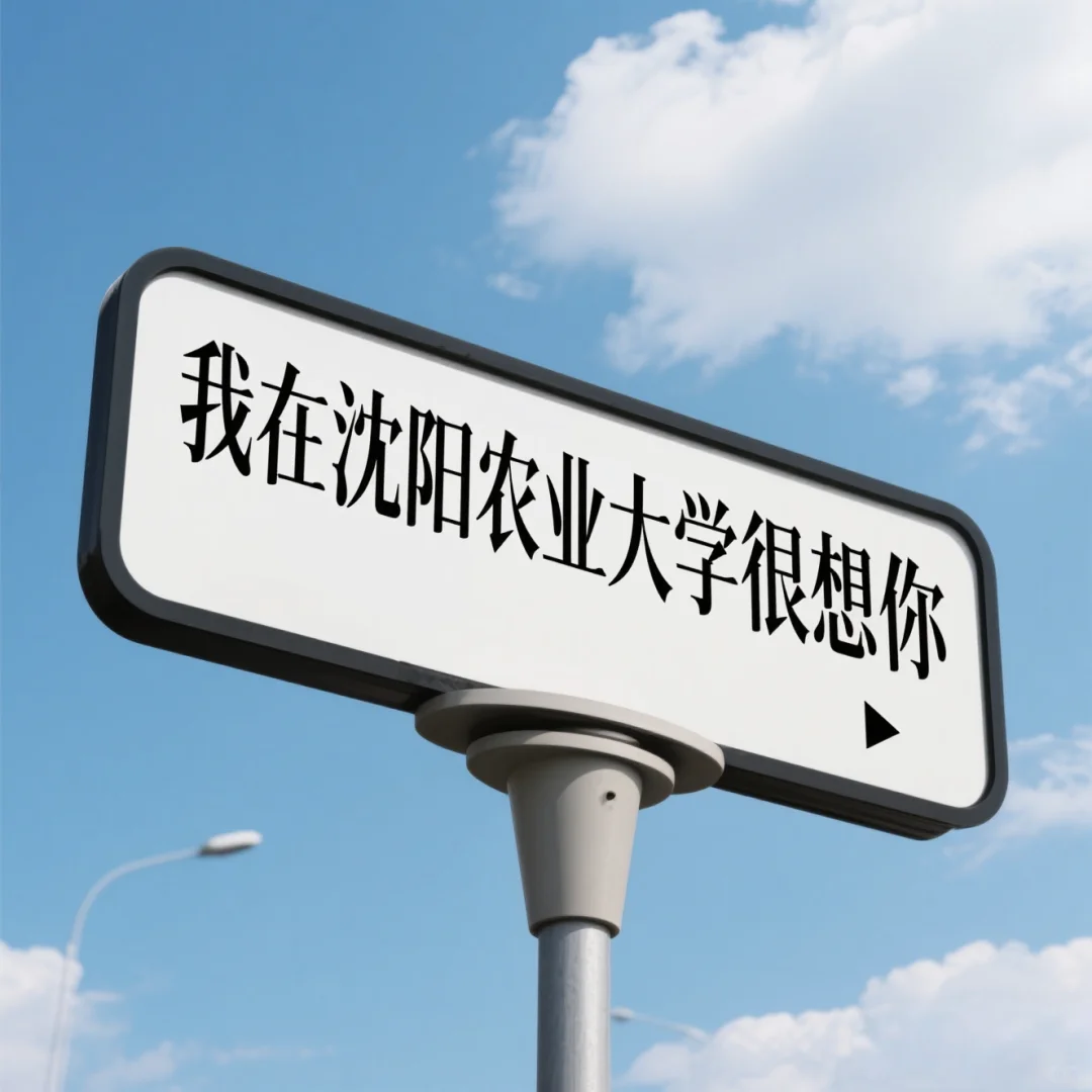 沈阳农业大学欢迎你!