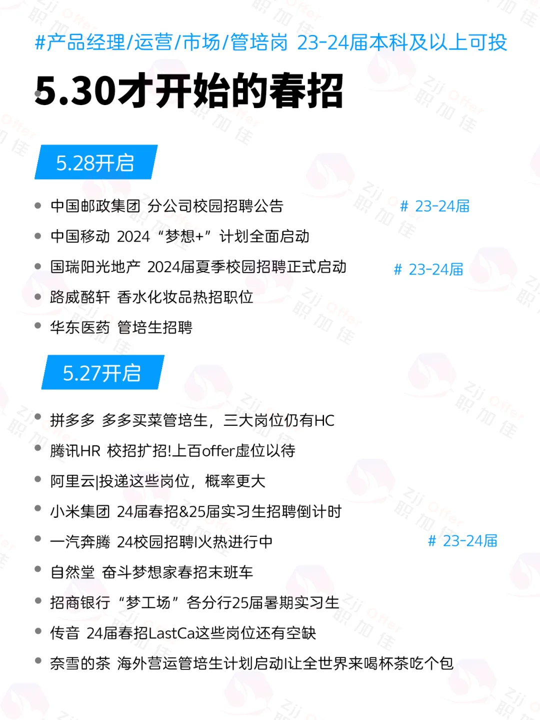 5.30才开始的春招，感觉强得可怕?