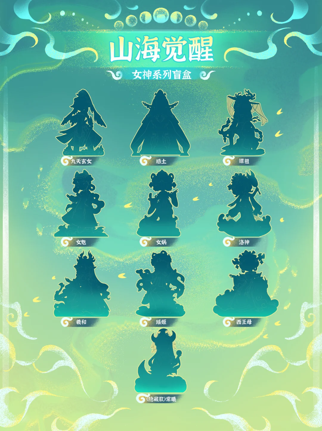 国风盲盒新品|【山海经·女神觉醒】企划官宣