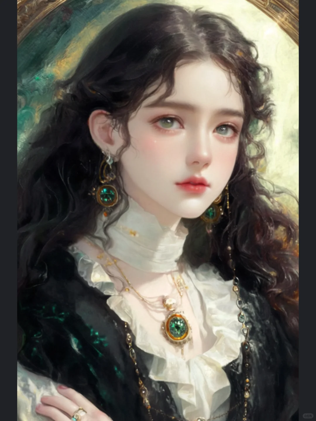 美人图 | 千金肖像·绿·（二十）