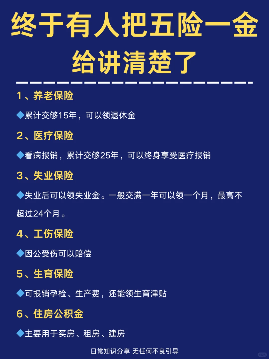 2025年了还有人不知道五险一金都包括哪些❓