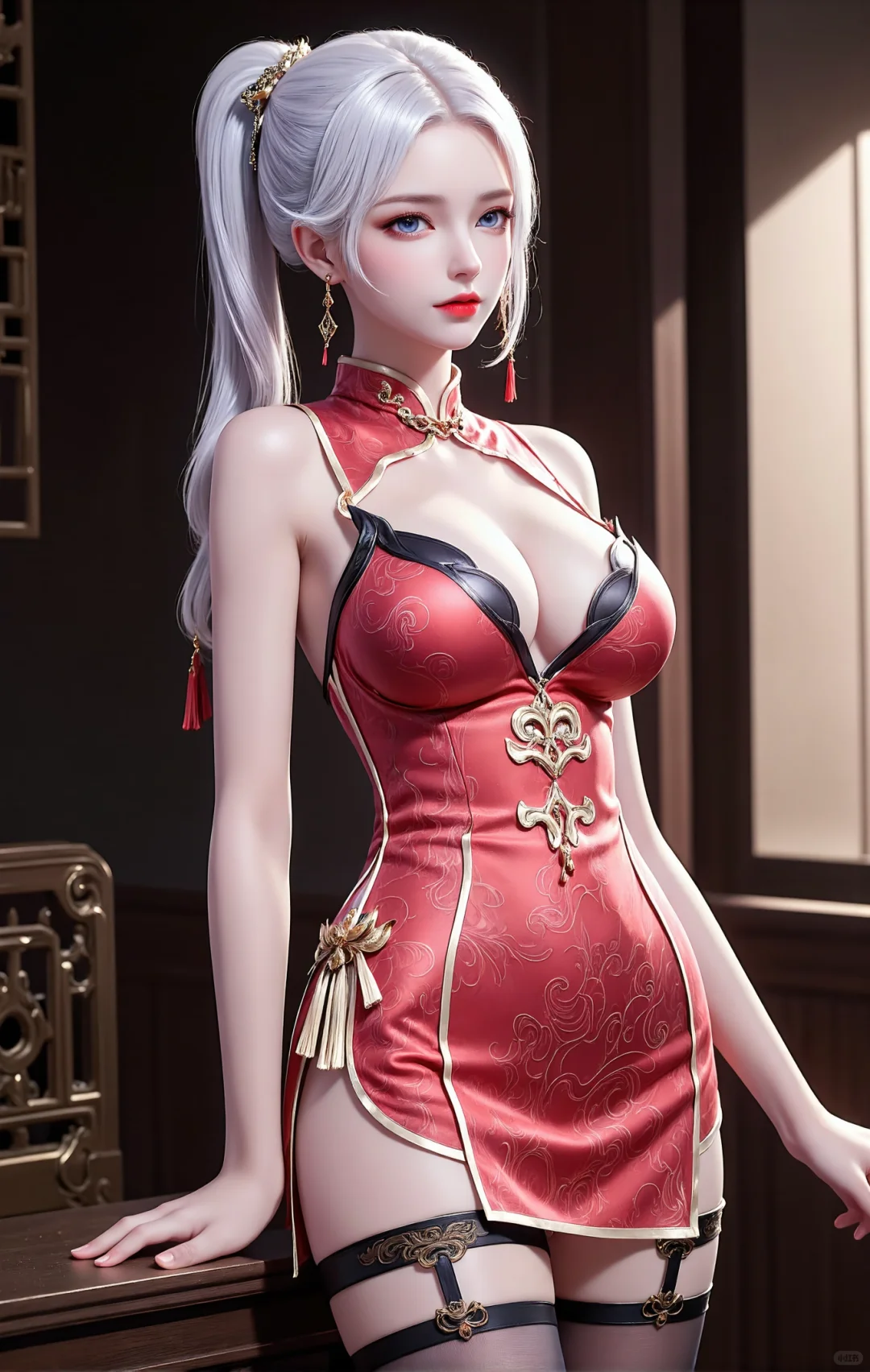 国漫美女 养眼红颜