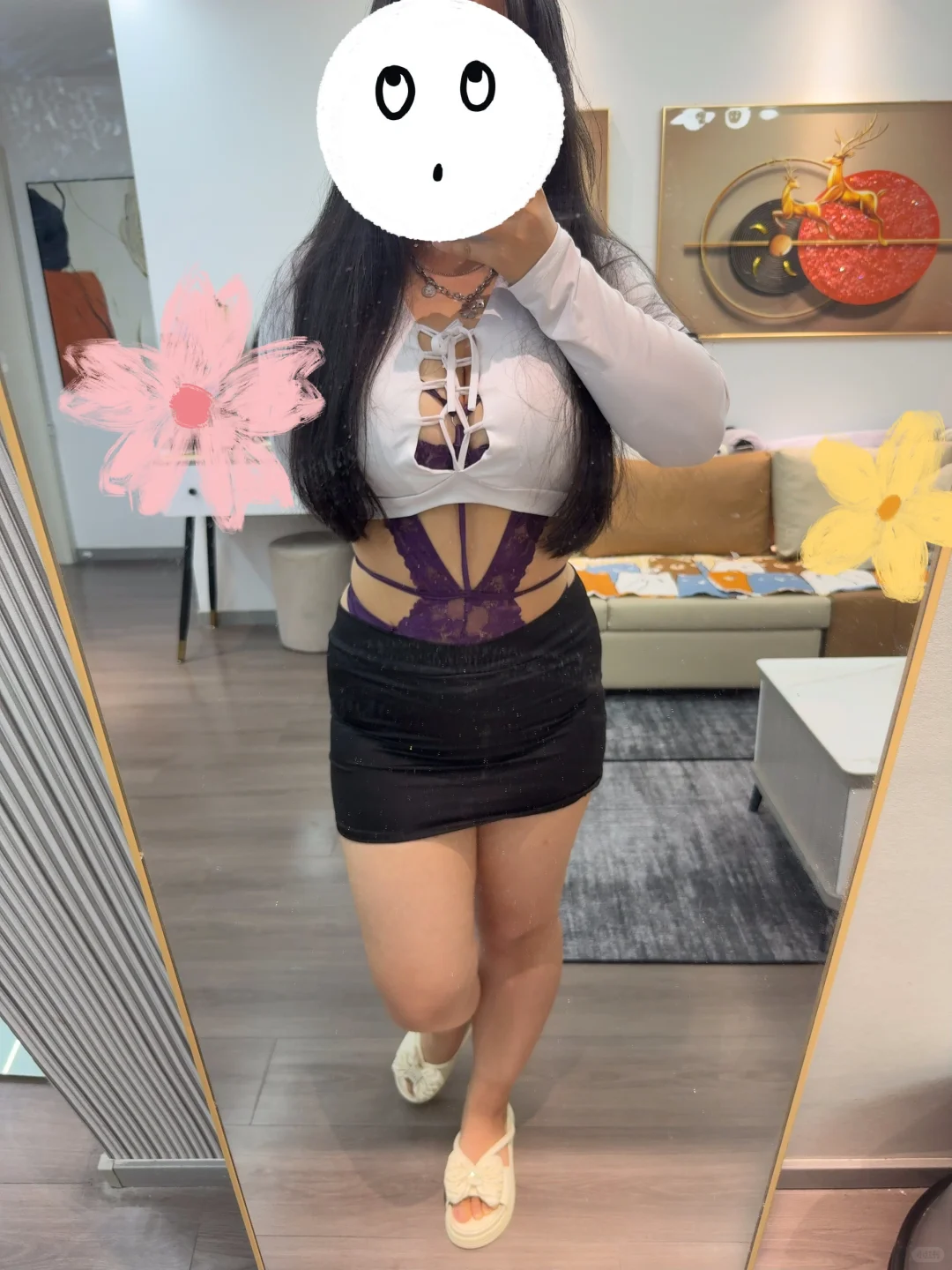 太显腰细了叭！紫色?