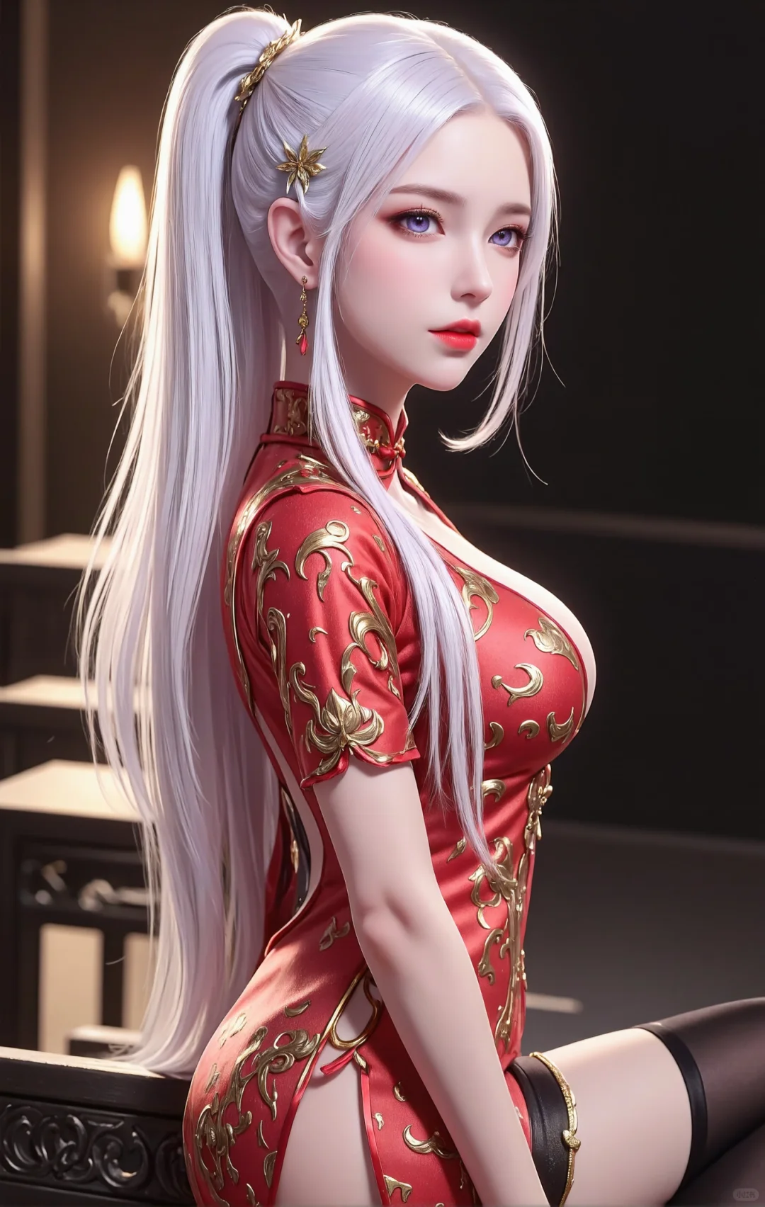 国漫美女 养眼红颜