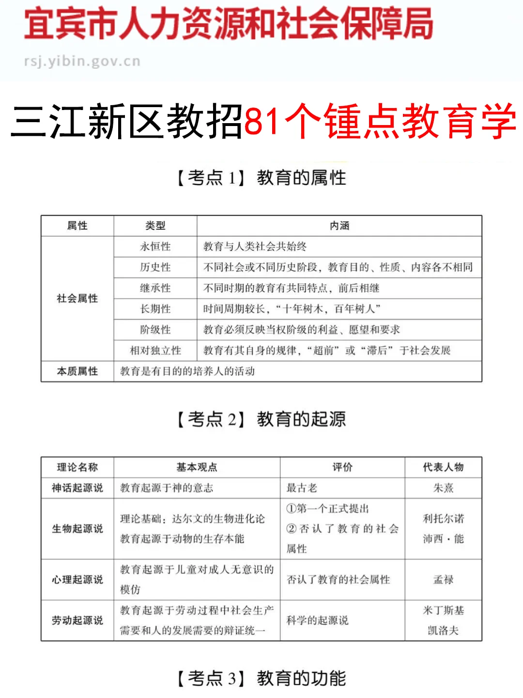 提醒一下参加8.2宜宾三江新区教师招聘的人
