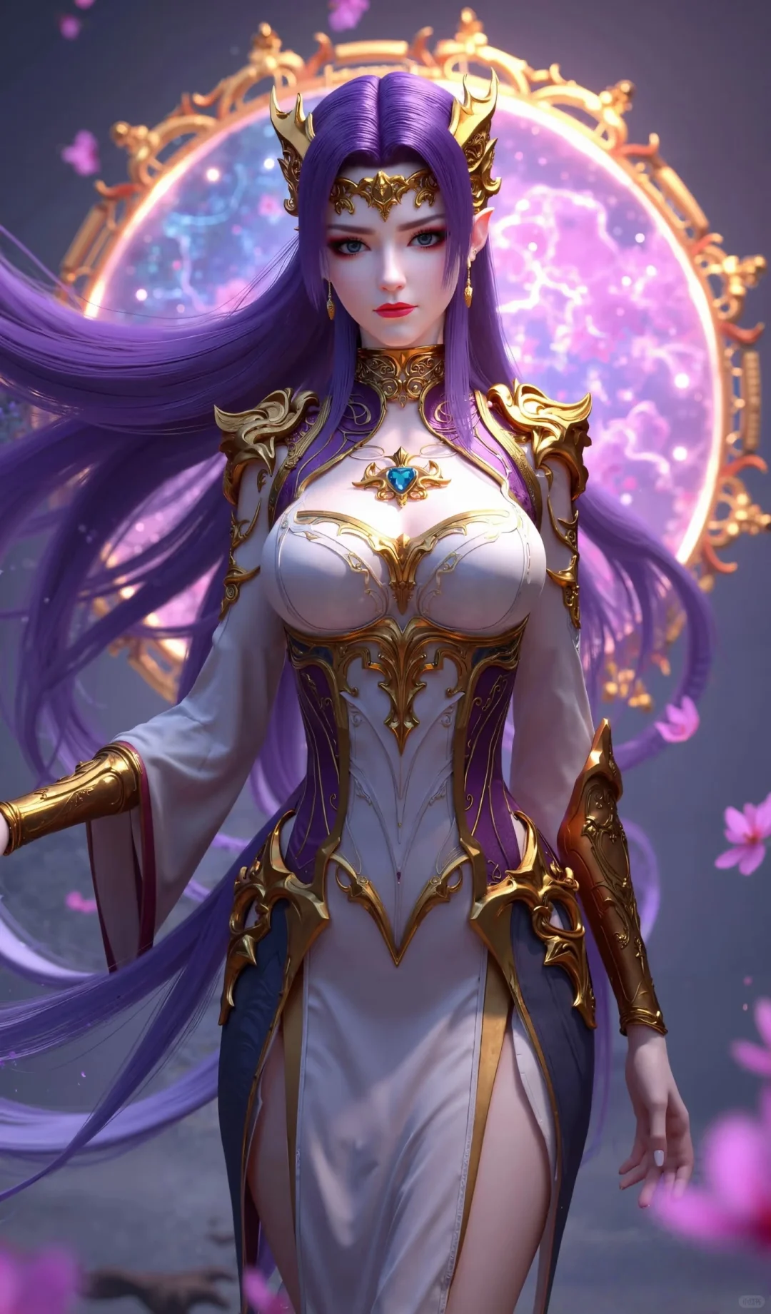 美杜莎｜紫色也好看